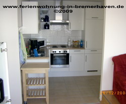 Küche in der Nordsee-Ferienwohnung in Bremerhaven - www.ferienwohnung-in-bremerhaven.de