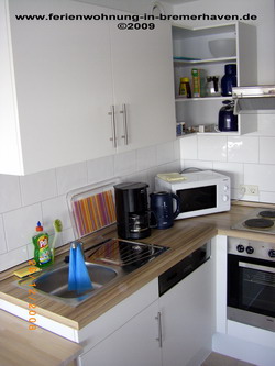 Küche in der Nordsee-Ferienwohnung in Bremerhaven - www.ferienwohnung-in-bremerhaven.de